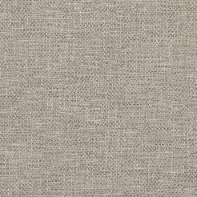 Warm greige-taupe woven textile with fine horizontal and vertical slubs