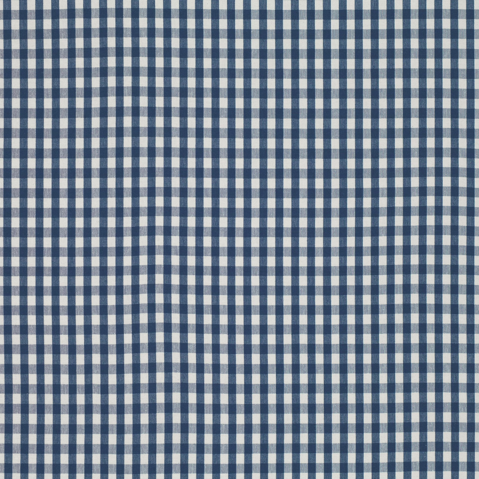 Small woven check in cool indigo blue and pale white