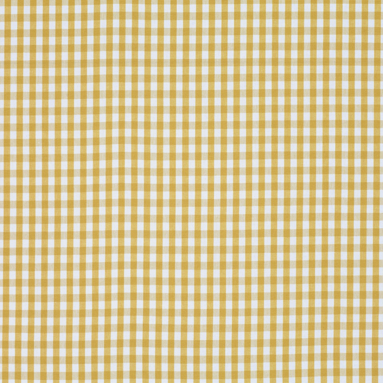 Small sunflower-yellow and cream gingham check with an even woven surface
