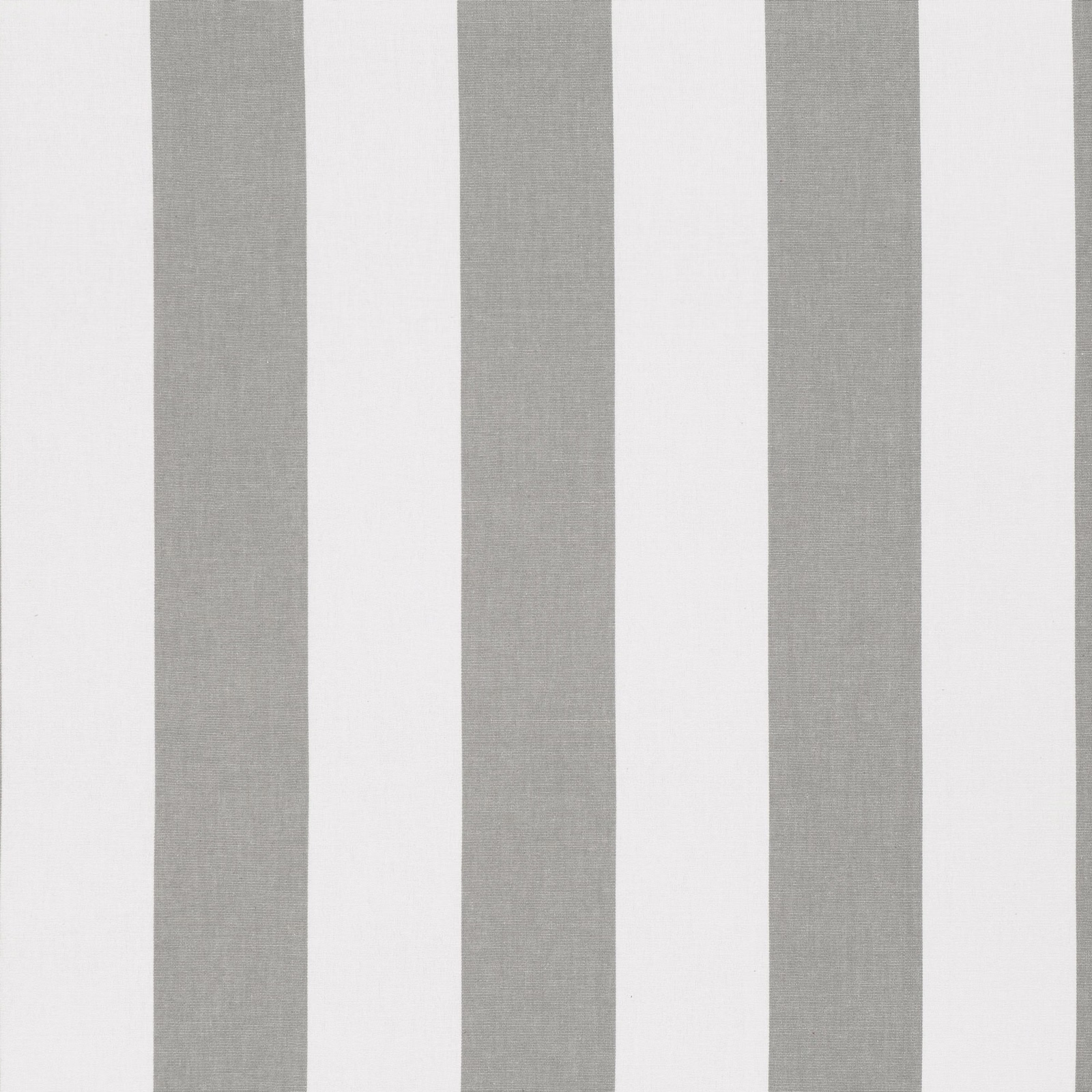 Cool smoke-grey and ivory vertical stripes with a fine woven texture