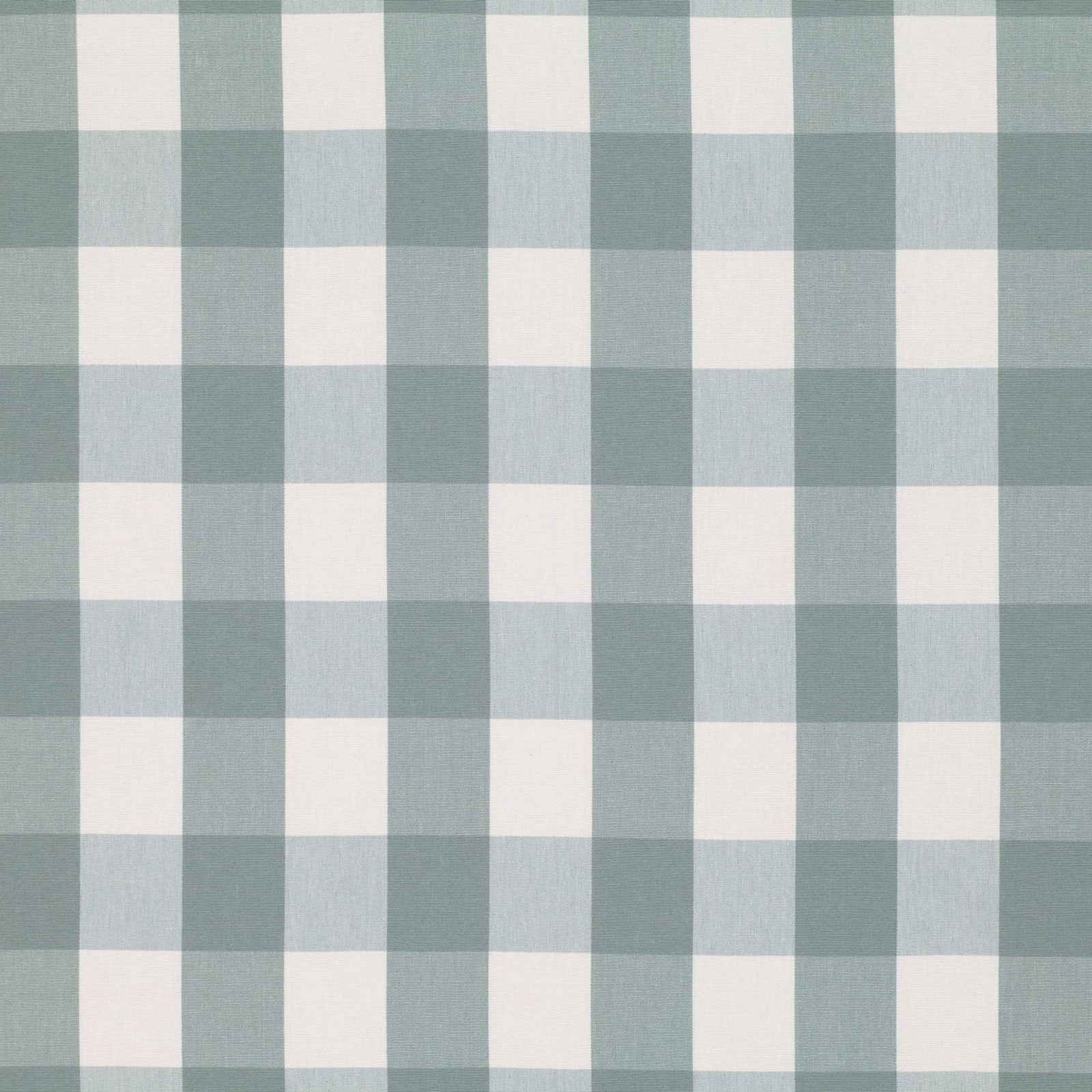 Pale French blue and ivory gingham check with a softly textured woven surface
