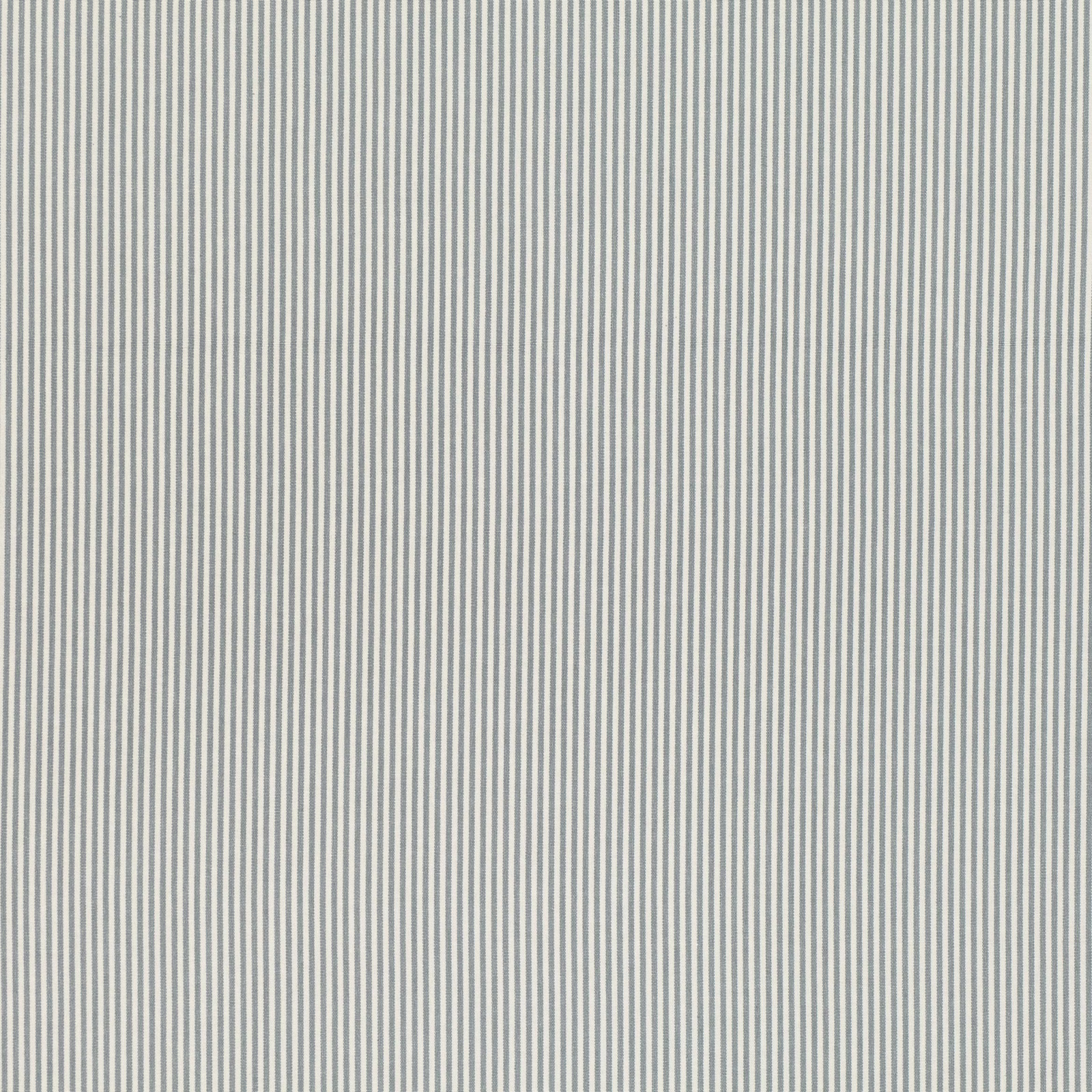 Pale magnesium grey fabric with fine, closely spaced white vertical stripes