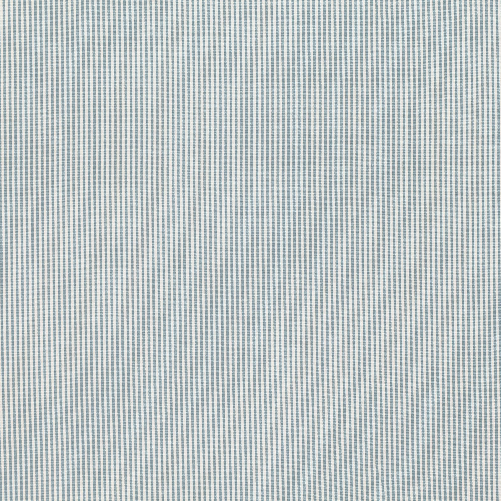 Cool Oxford blue and white fine vertical stripe with a closely woven texture