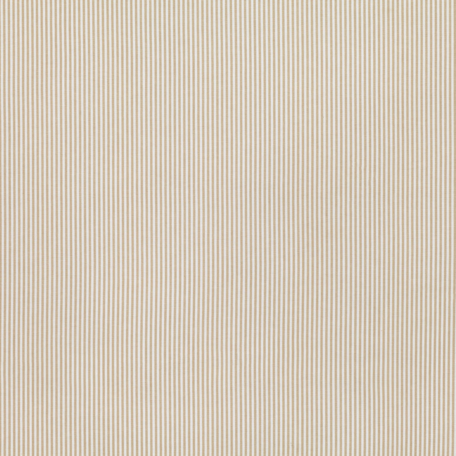 Warm putty and ivory fine vertical stripes with a softly woven surface
