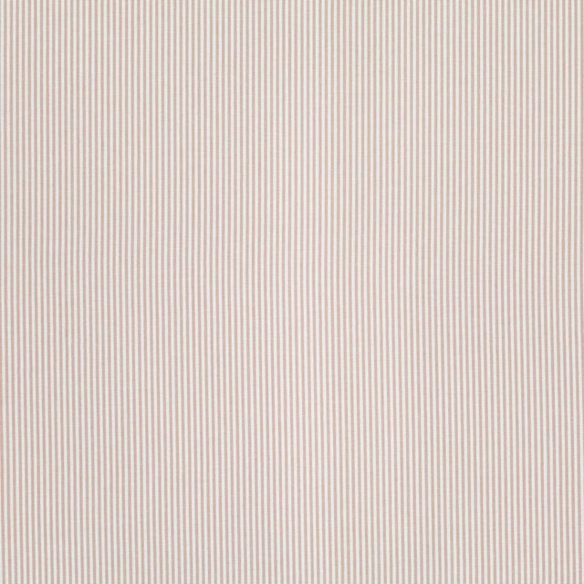 Pale rose and ivory fine vertical stripes with a softly textured surface