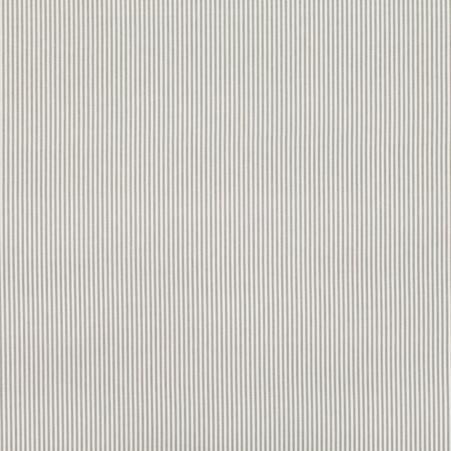 Fine smoke-grey and ivory vertical stripes with a subtle woven texture