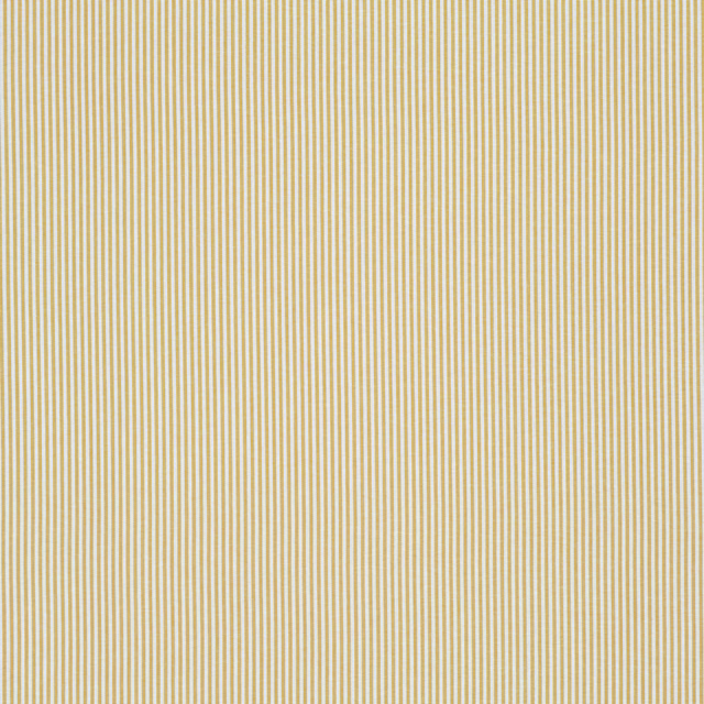 Fine sunflower-yellow and cream vertical stripes with a softly textured surface