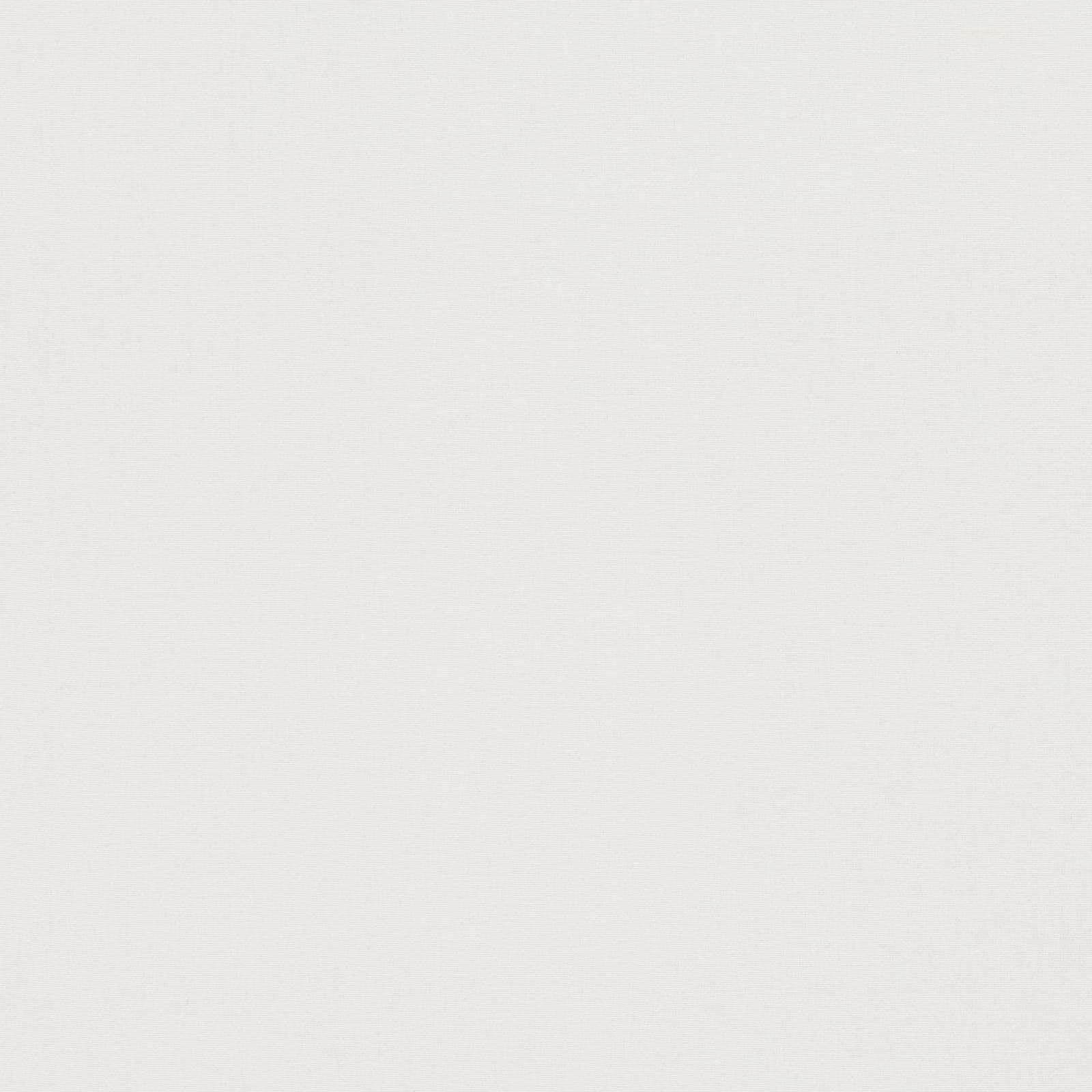 Close-up of pale ivory Egret fabric with a fine, barely visible woven grain