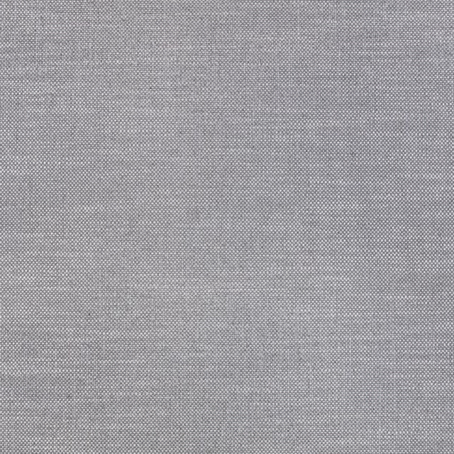 Close-up of cool aluminium-grey fabric with a fine, regular woven micro-texture