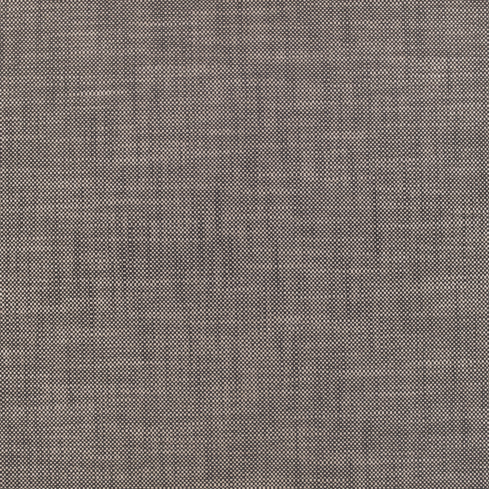 Warm chai taupe woven fabric with a densely scaled charcoal and beige micro-check
