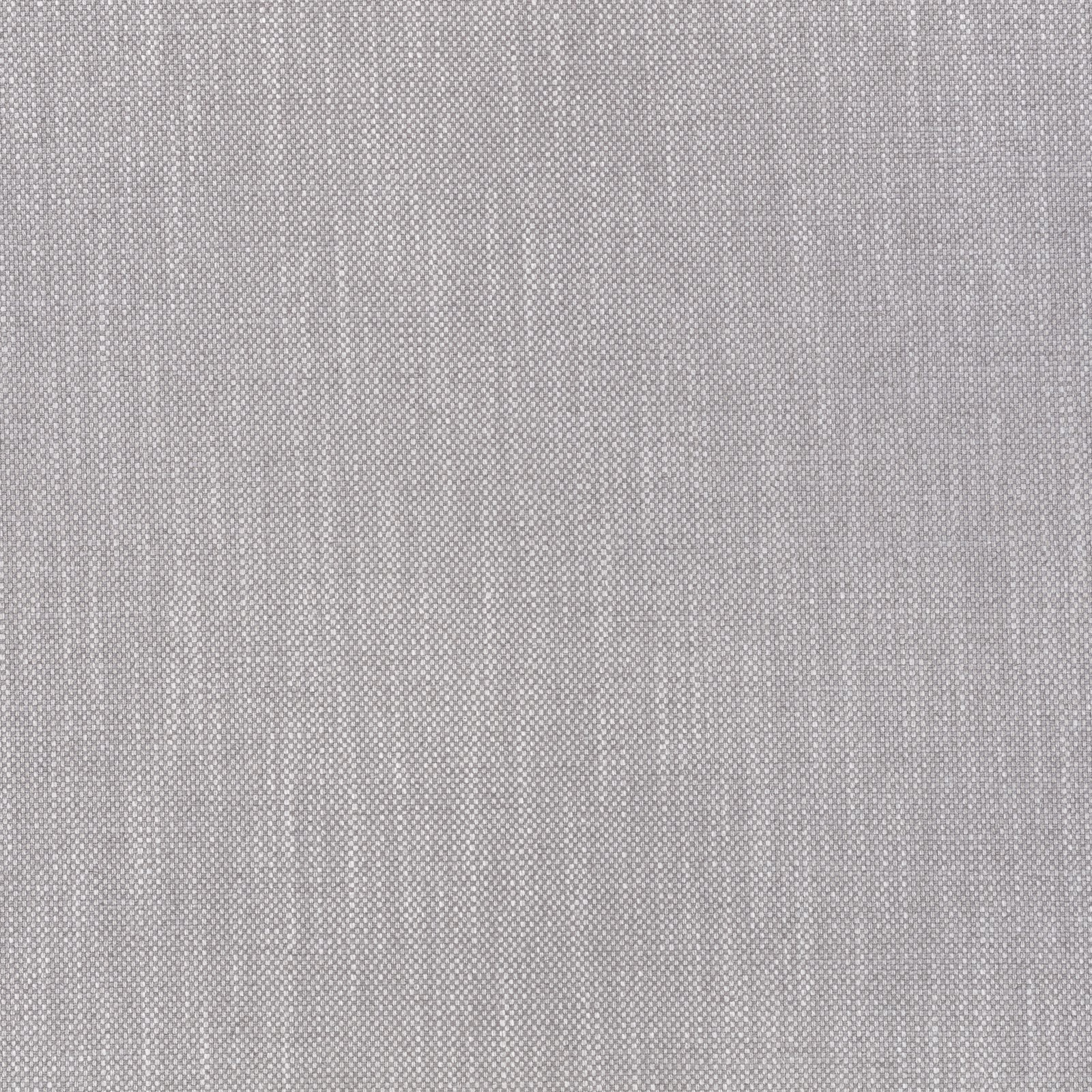 Close view of cool chinchilla-grey fabric with fine woven texture and subtle vertical striations