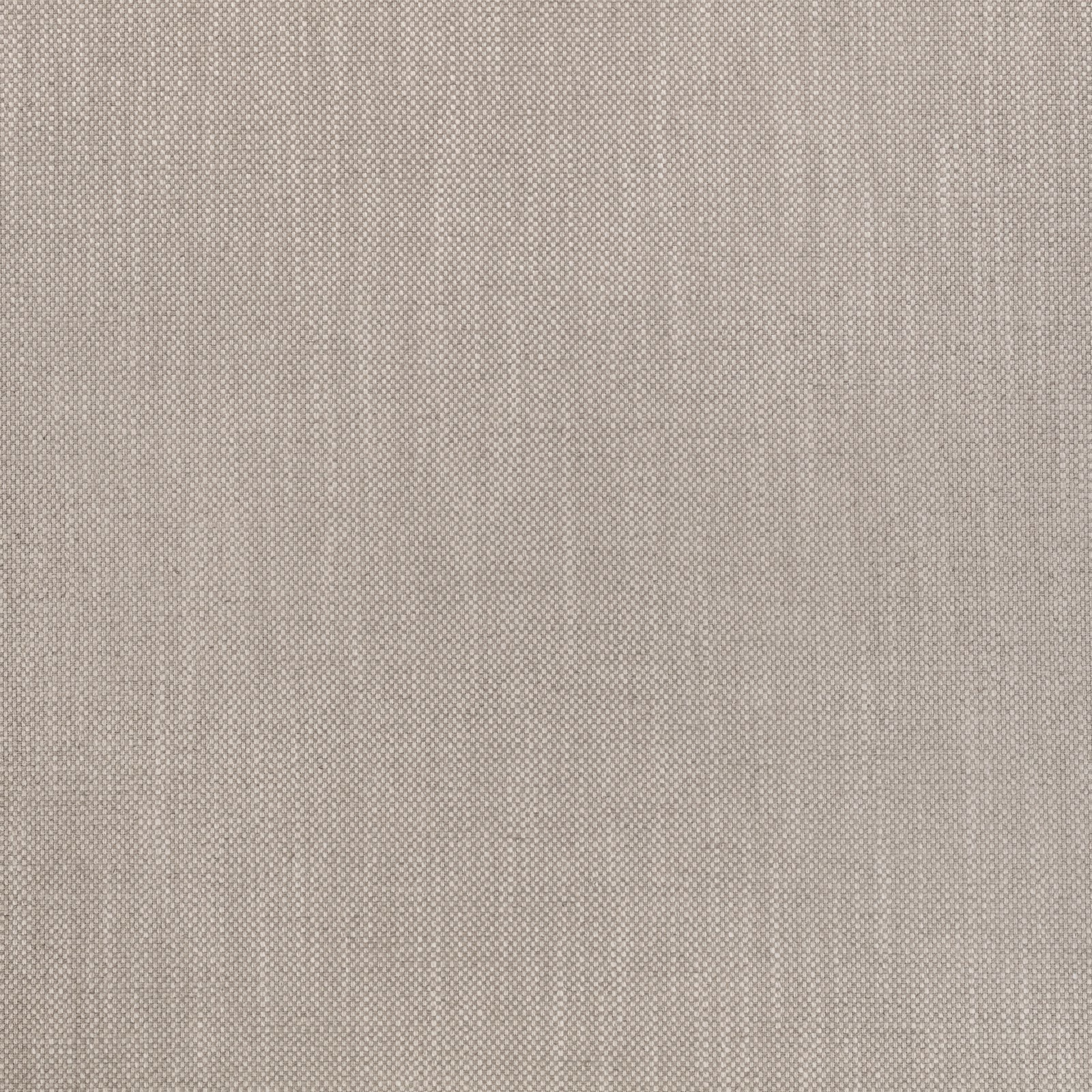 Close-up of taupe-grey Kensey fabric with a fine, regular woven check texture