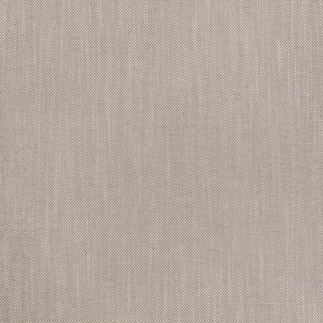 Close-up of taupe-grey Kensey fabric with a fine, regular woven check texture