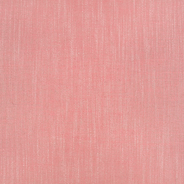 Warm guava-pink Kensey weave with fine crosshatch texture and subtle vertical tonal variation