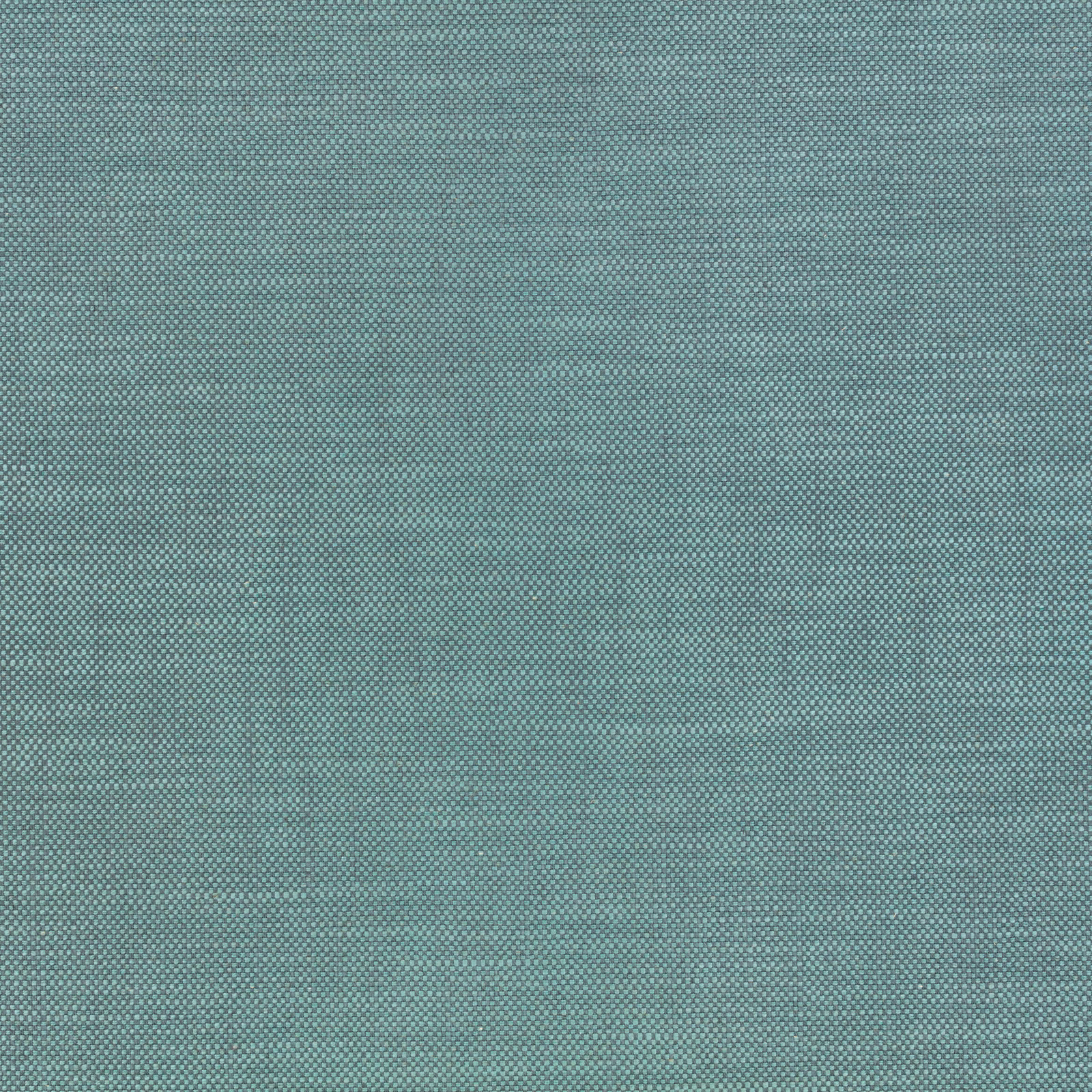 Close-up of muted aqua-teal fabric with a fine pale micro-check woven texture