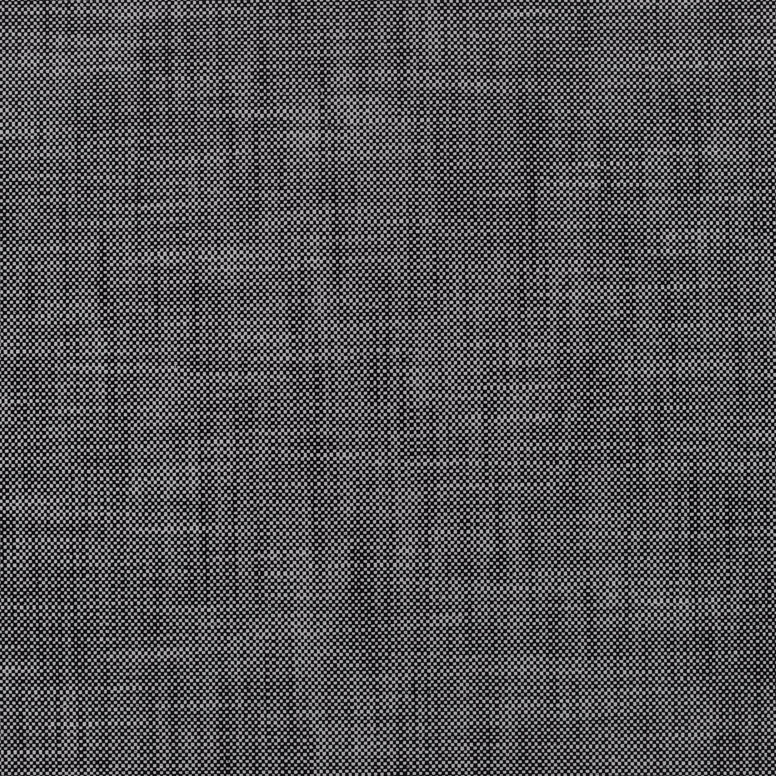 Liquorice-black woven fabric with a minute grey-black checked texture