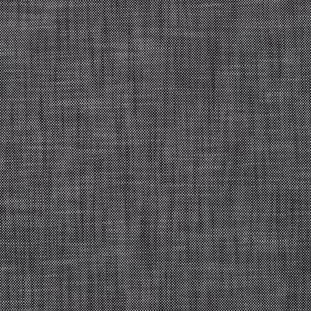 Liquorice-black woven fabric with a minute grey-black checked texture