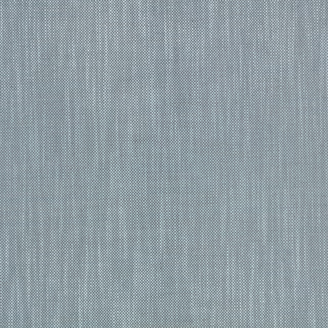 Close-up of cool blue-grey Kensey fabric with a fine micro-check woven texture