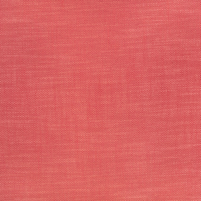 Muted coral-red Kensey fabric with a fine, tightly woven micro-check texture