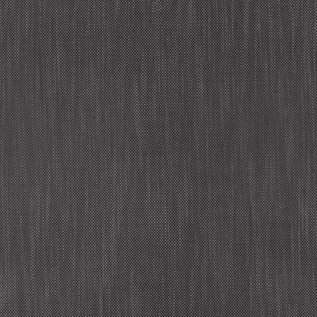 Close-up of Kensey Slate showing a dense charcoal-grey micro-check weave and vertical tonal variation