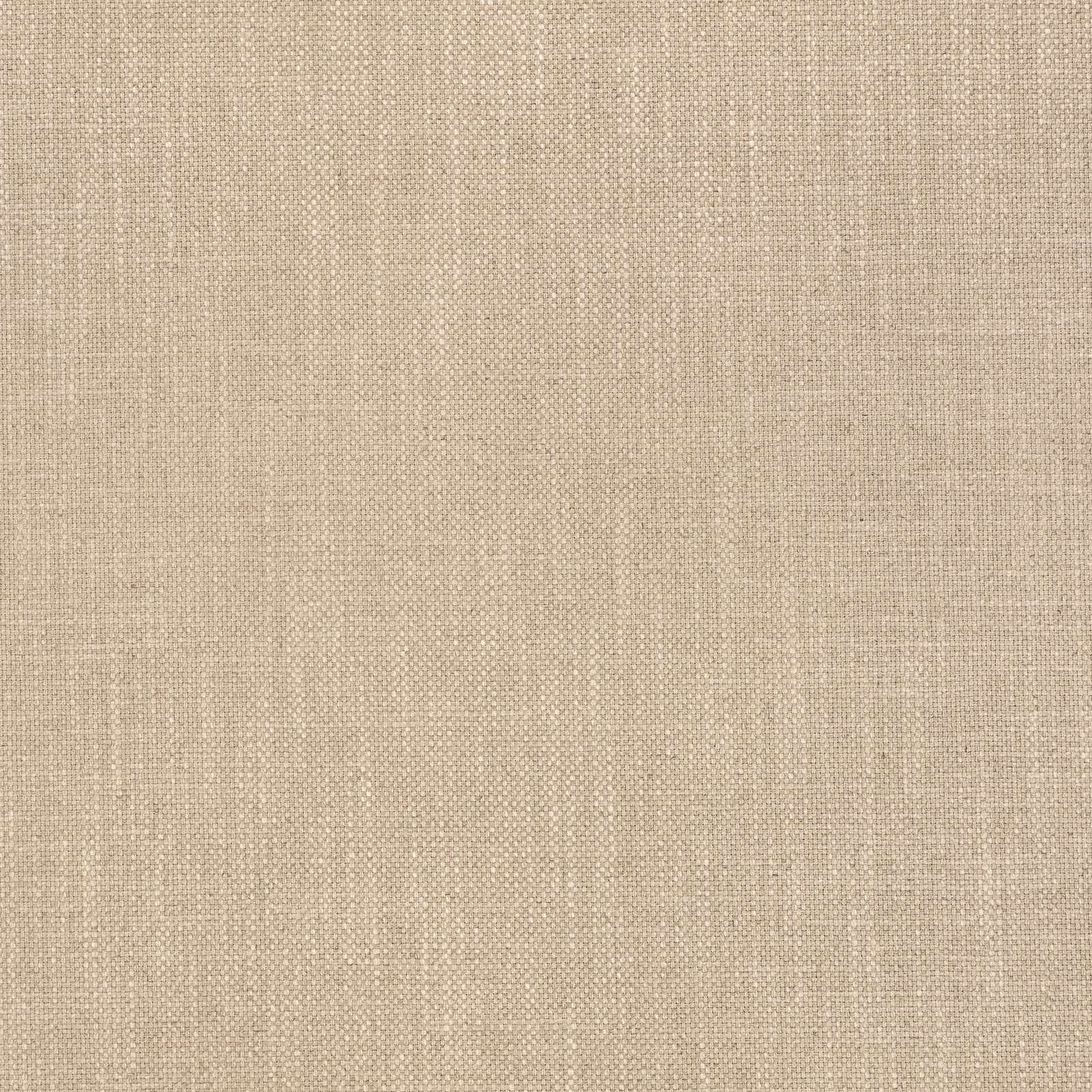 Warm teak-beige woven fabric with fine vertical tonal texture and natural slubs