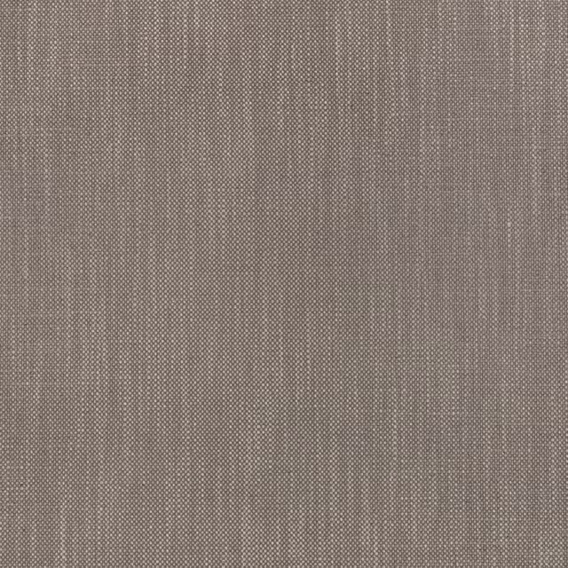 Muted umber-brown woven fabric with fine vertical tonal variation and a softly textured surface