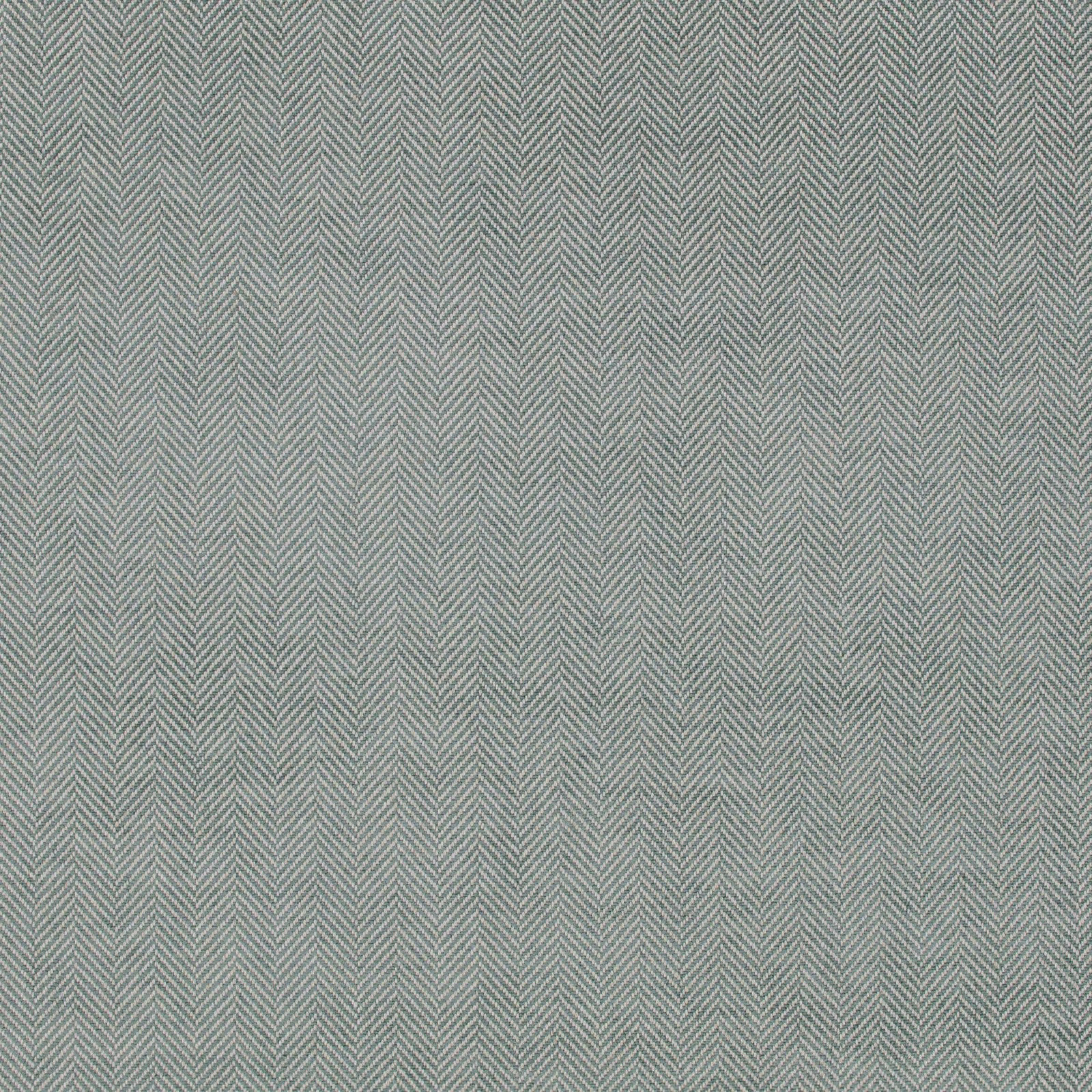 Muted blue-grey green woven fabric with fine vertical chevron texture