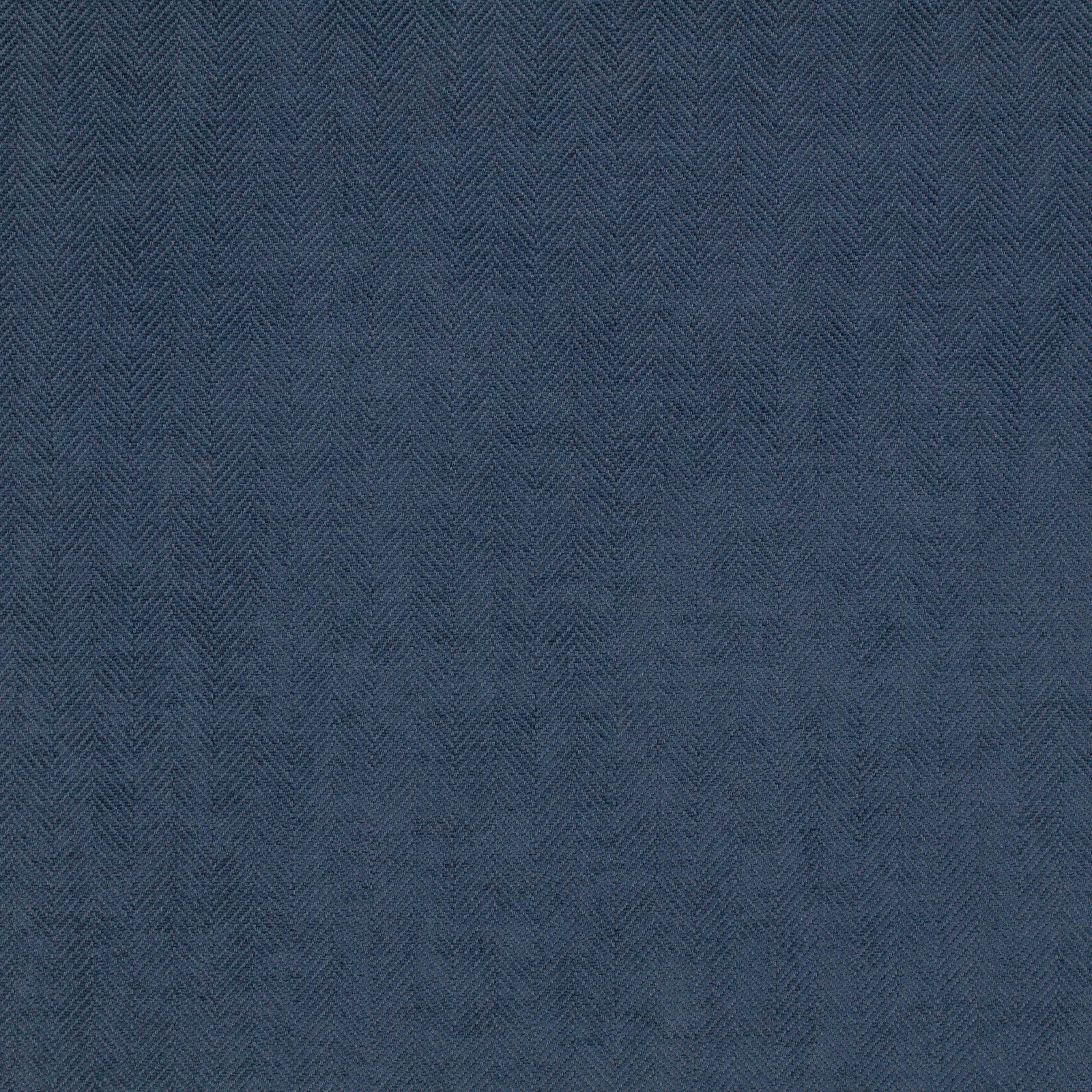 Deep slate-blue woven textile with a subtle all-over herringbone chevron texture
