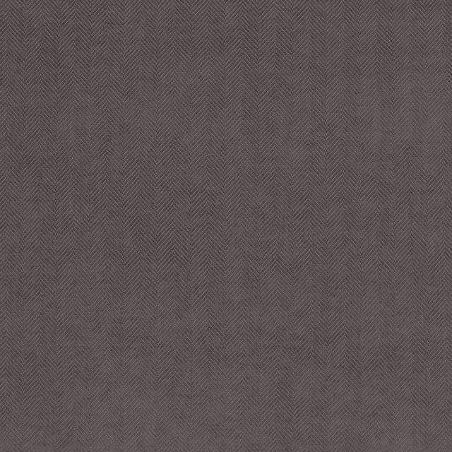 Close-up of charcoal-grey textile with fine vertical chevron ridges and subtle herringbone texture