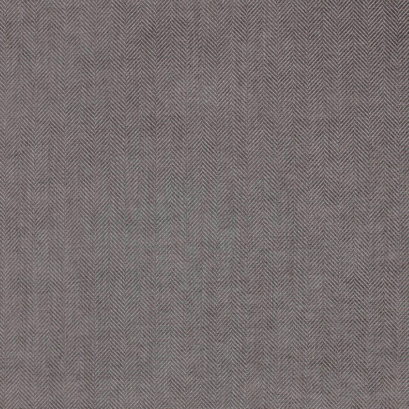 Cool pewter-grey woven swatch with fine vertical herringbone chevrons