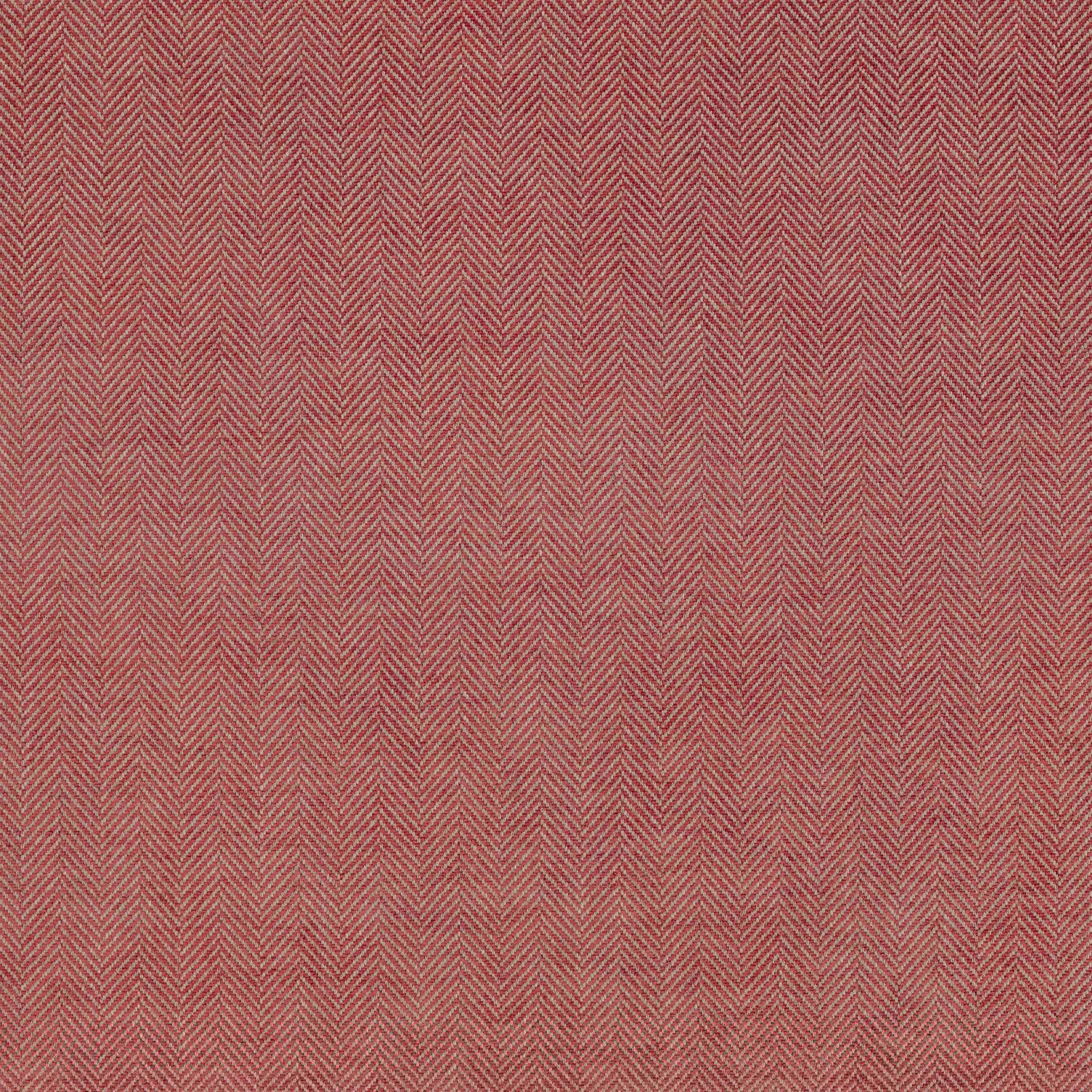 Muted terracotta-red woven fabric with fine vertical chevron texture