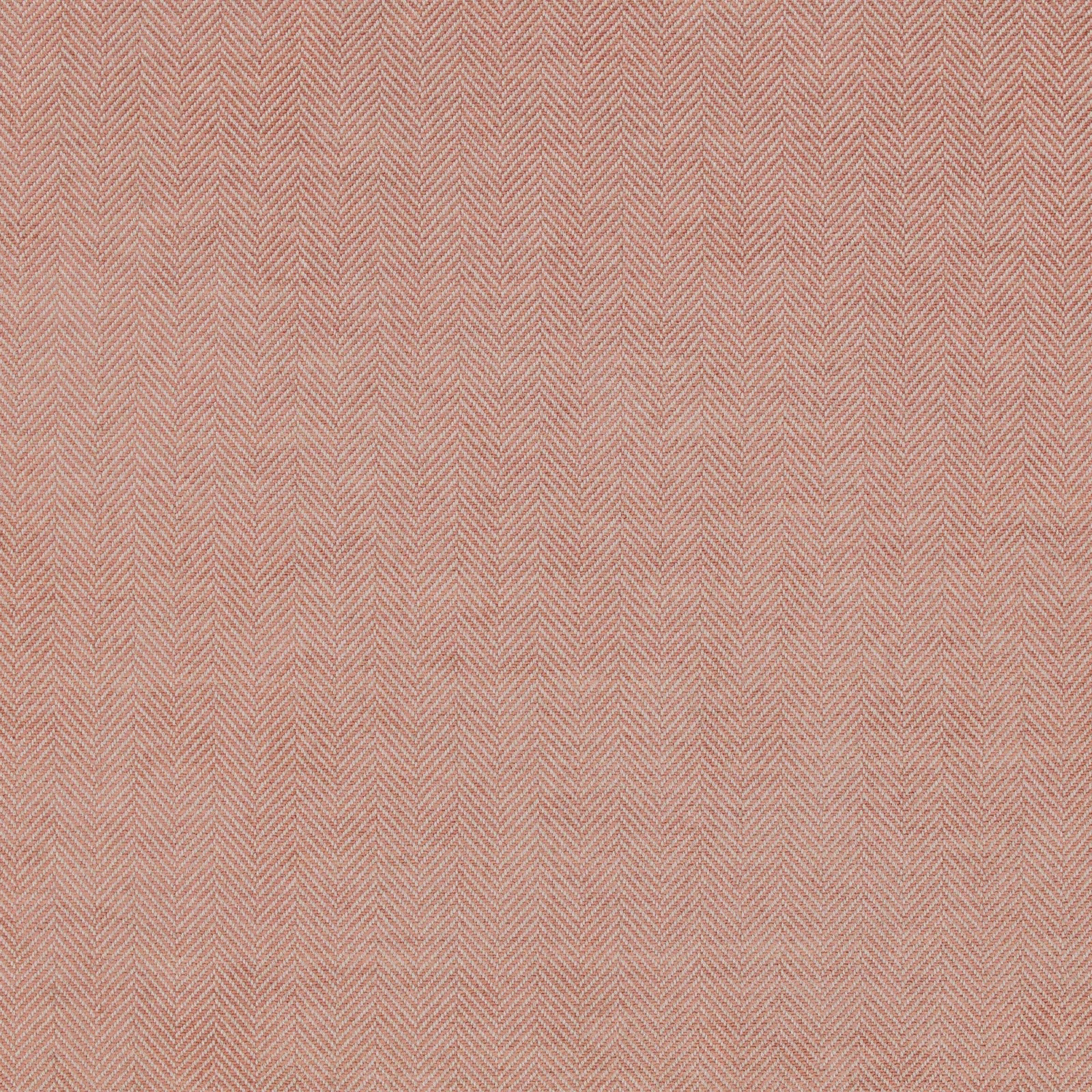 Dusty salmon-pink Elcot Sakura fabric with a fine vertical chevron weave