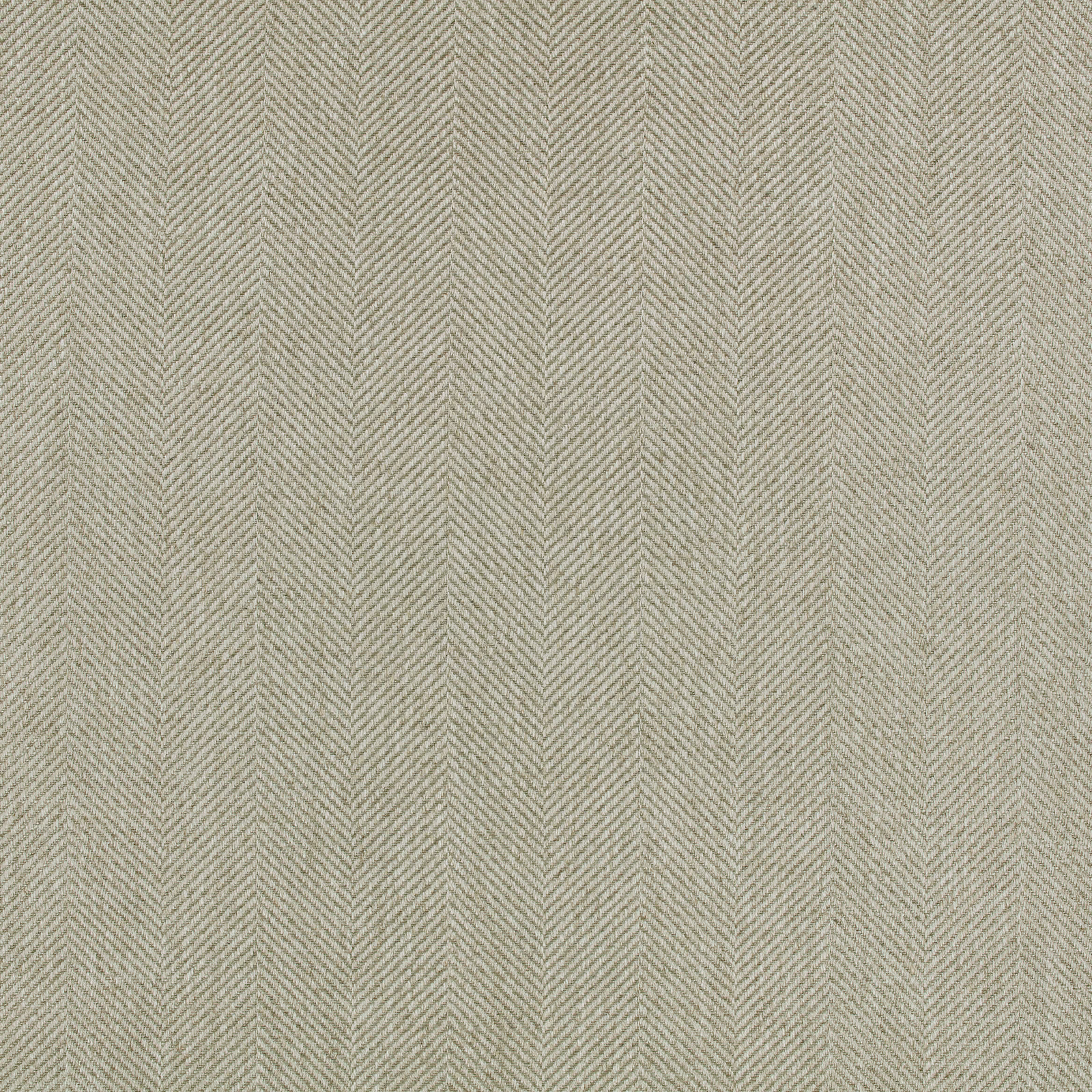 Greige taupe woven fabric with fine vertical herringbone columns and softly textured surface