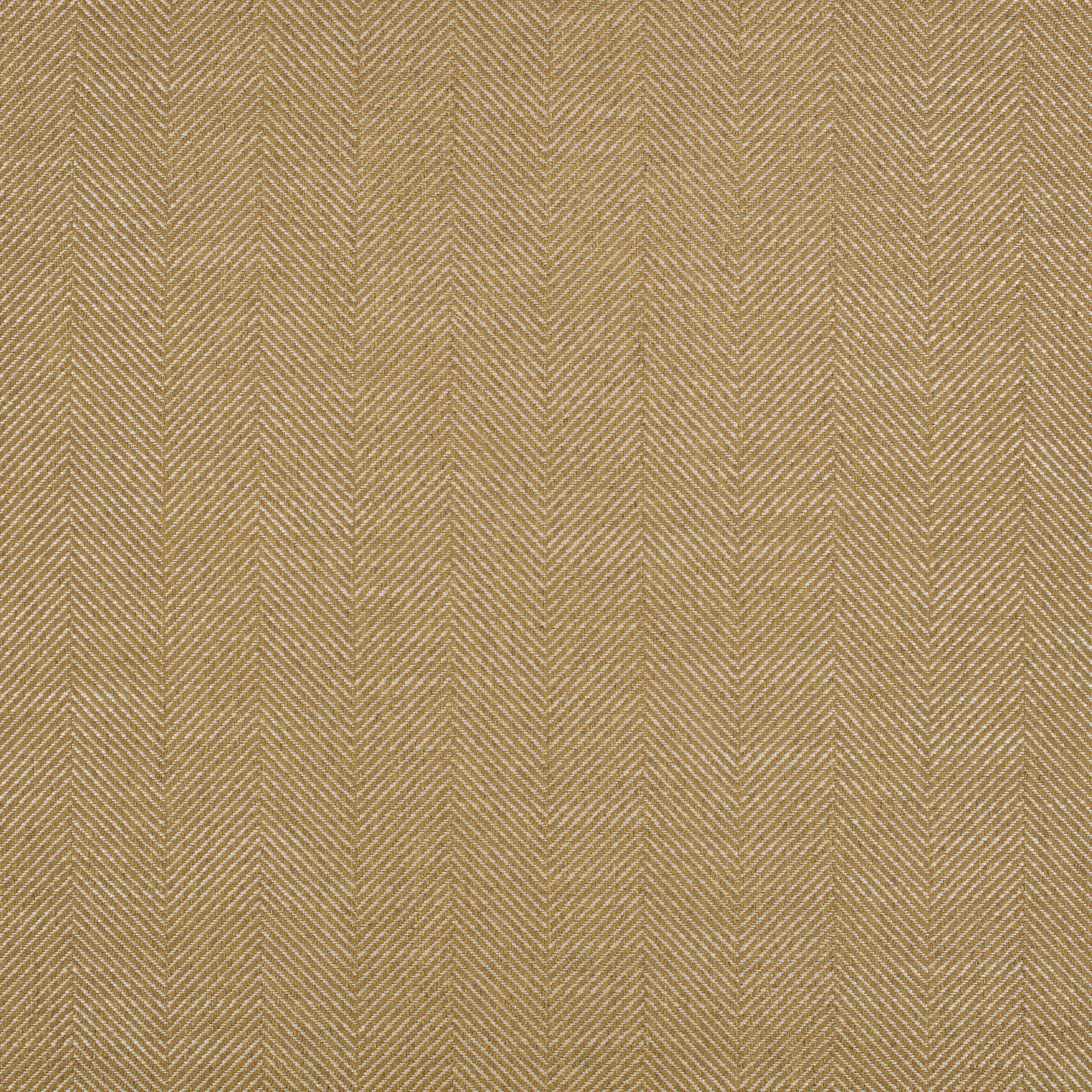Muted camel-gold fabric with fine vertical herringbone and softly textured woven surface