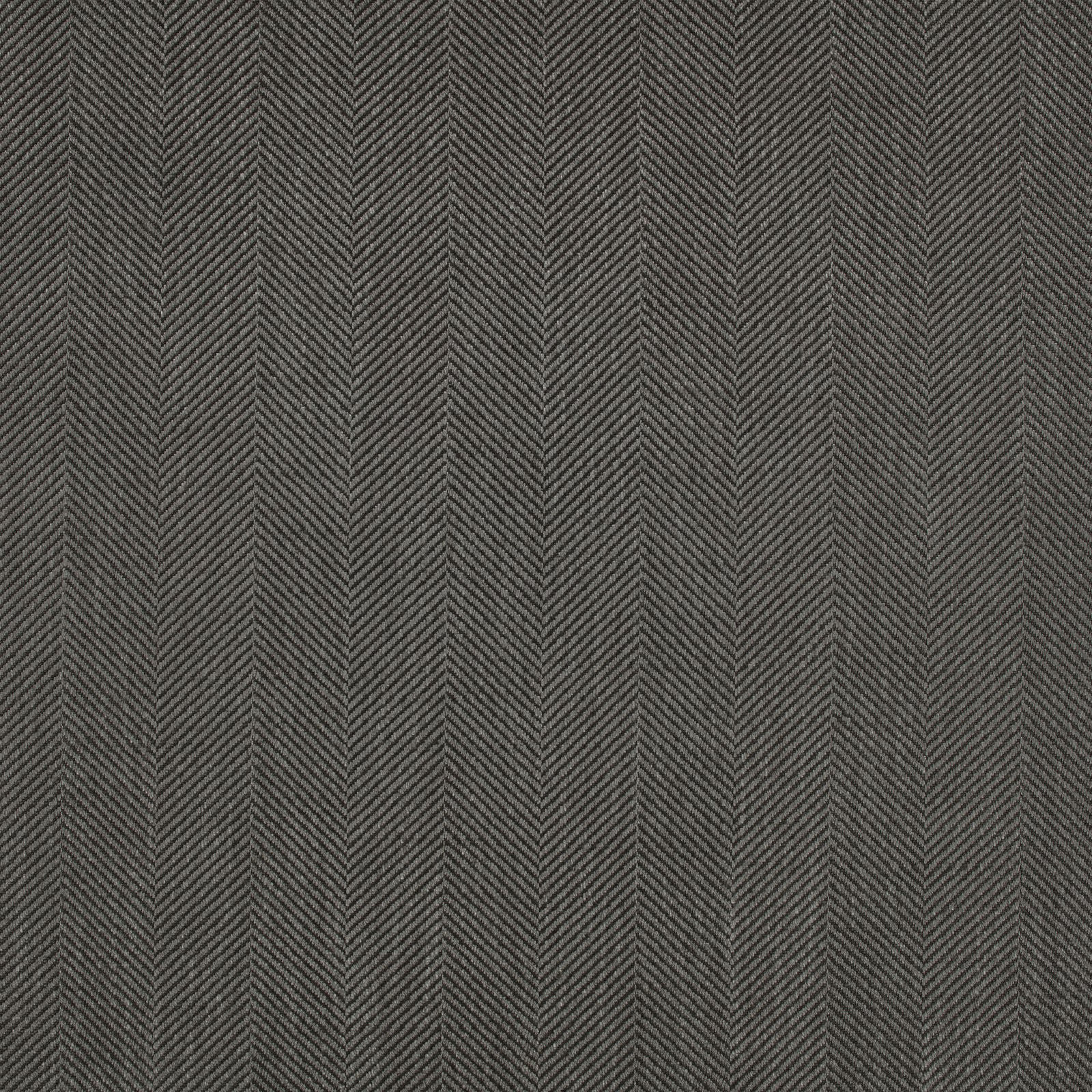 Deep iron-grey textile with fine vertical herringbone columns and compact woven texture