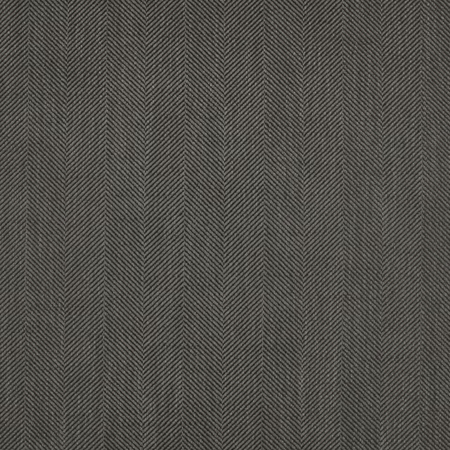 Deep iron-grey textile with fine vertical herringbone columns and compact woven texture