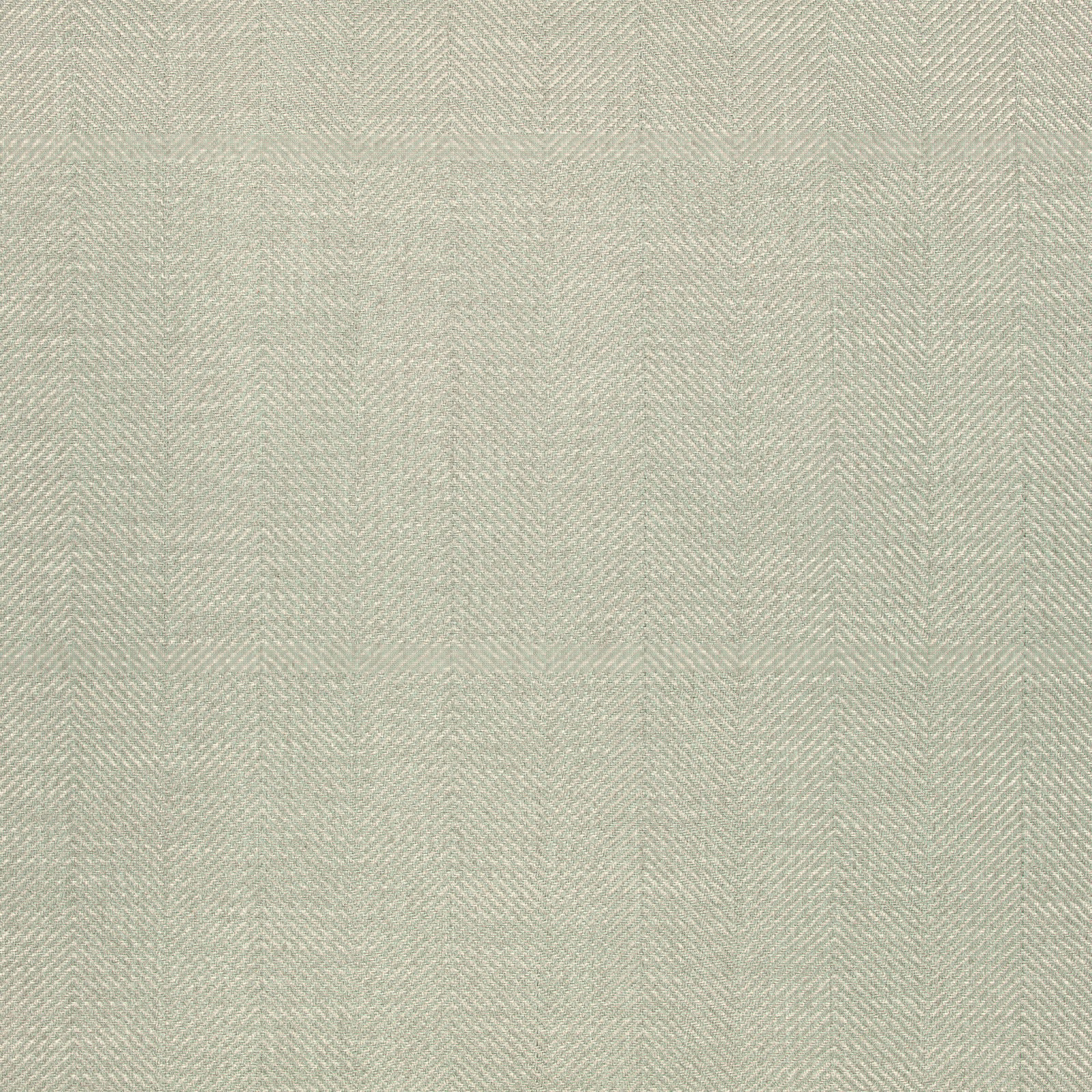 Pale grey-green Hetton Mist fabric with a fine tonal chevron weave