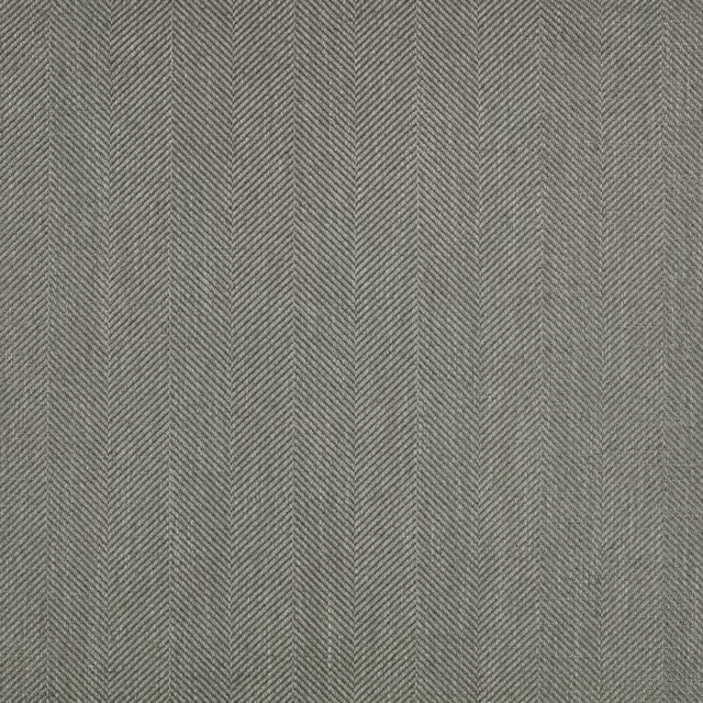 Grey-olive fabric with fine vertical herringbone weave and softly textured surface