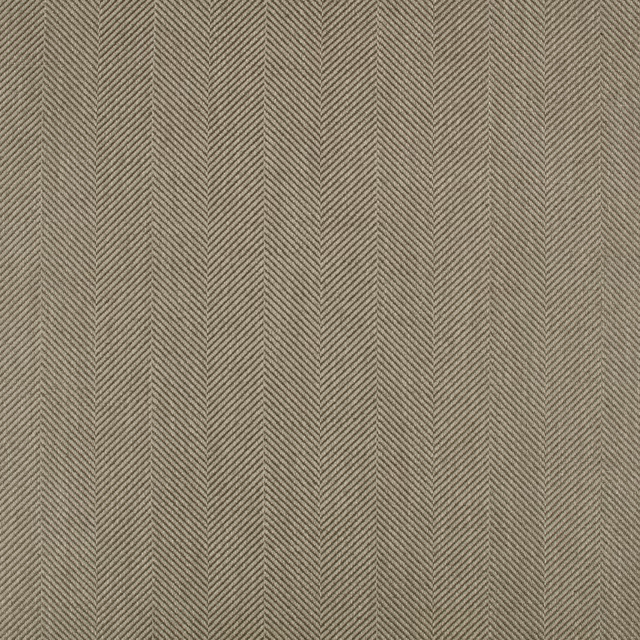 Warm taupe woven fabric with fine vertical herringbone columns and subtle texture