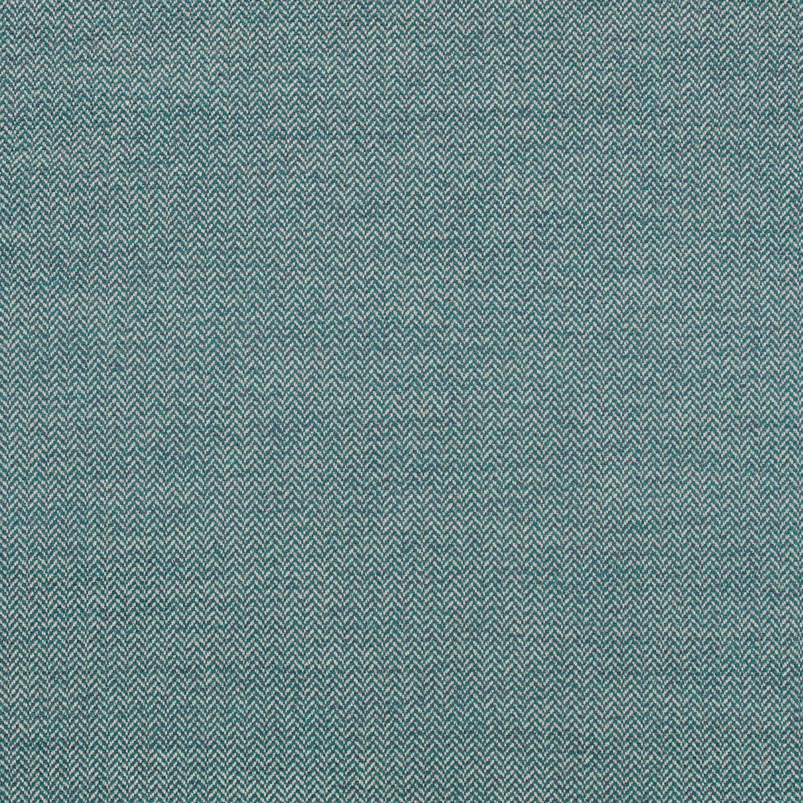 Muted Amazonite teal fabric with fine pale herringbone weave and softly variegated texture