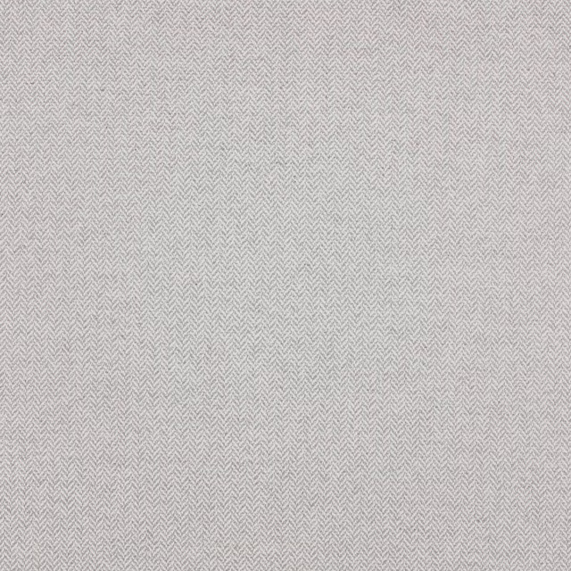 Pale pigeon-grey woven swatch with a fine repeating herringbone chevron texture