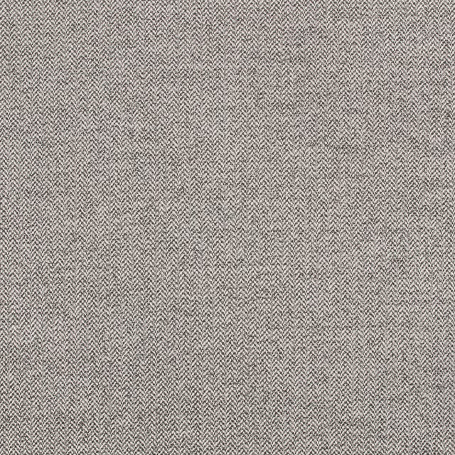 Fine taupe-grey herringbone weave with a softly flecked, tactile surface