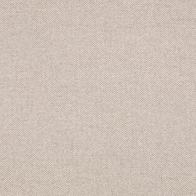 Warm greige Kitley Twill showing a fine, closely spaced herringbone weave