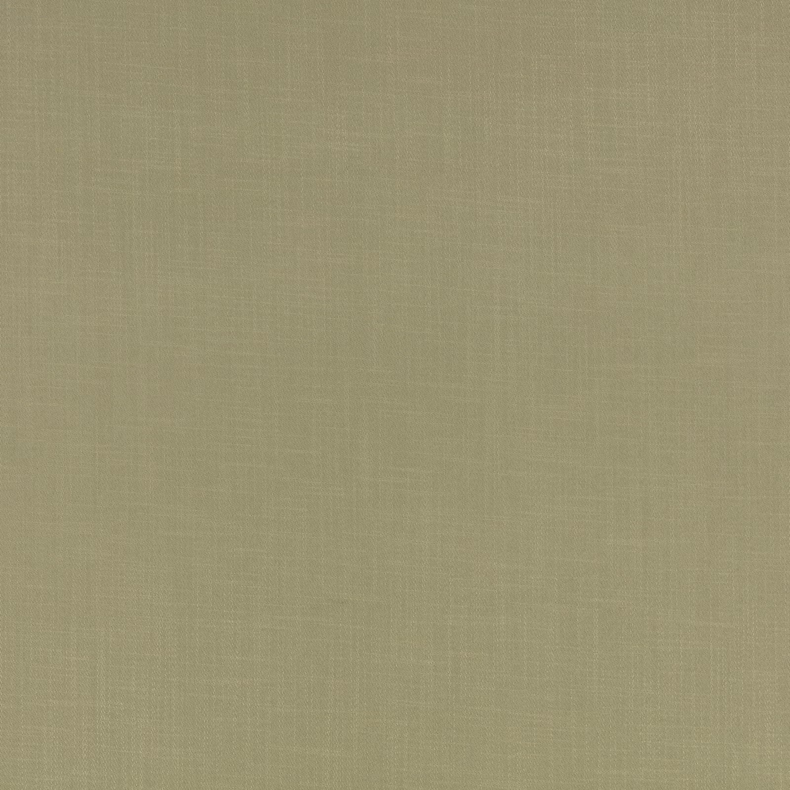 Muted artichoke-green textile with a fine tonal crosshatch weave