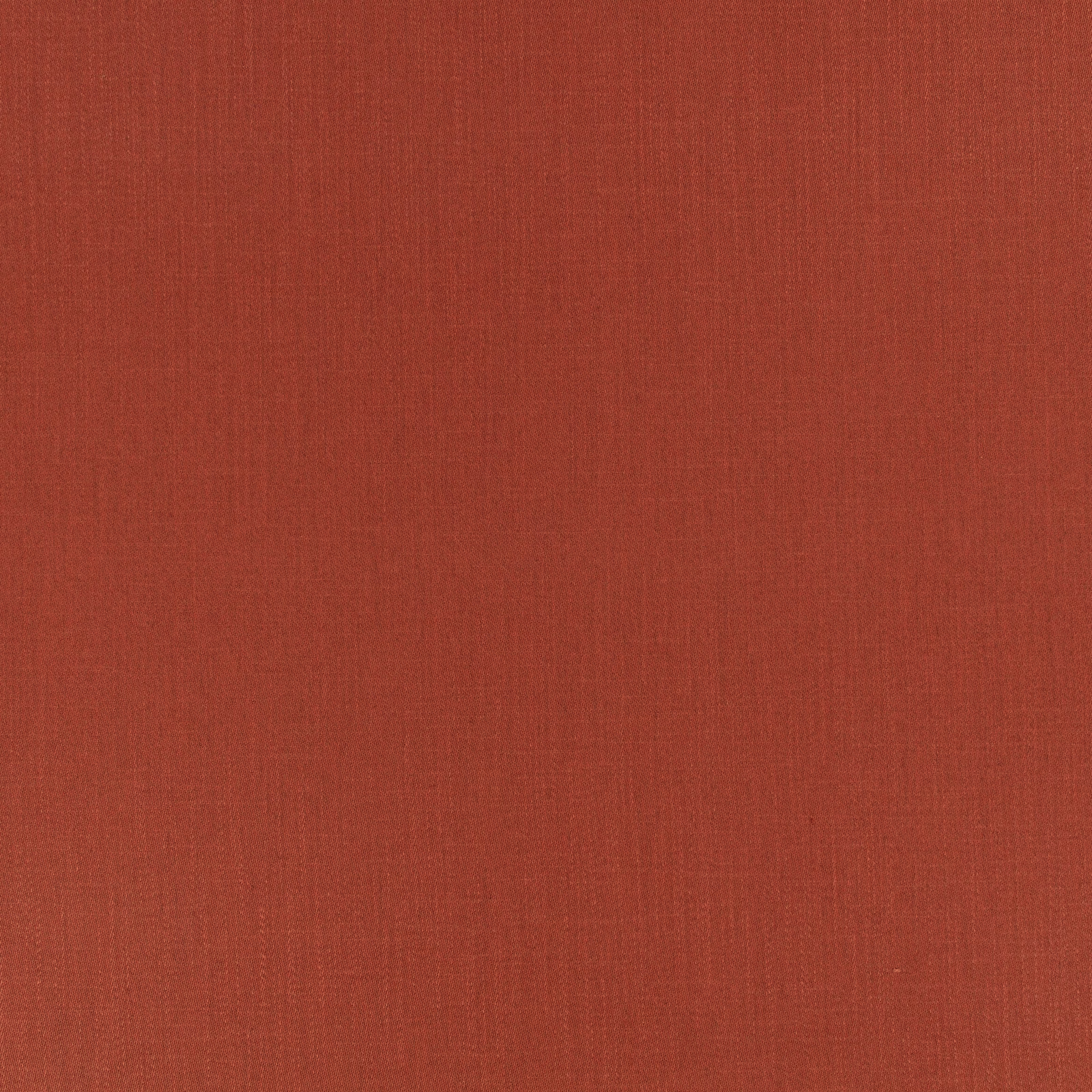 Warm chutney terracotta fabric with fine vertical woven texture