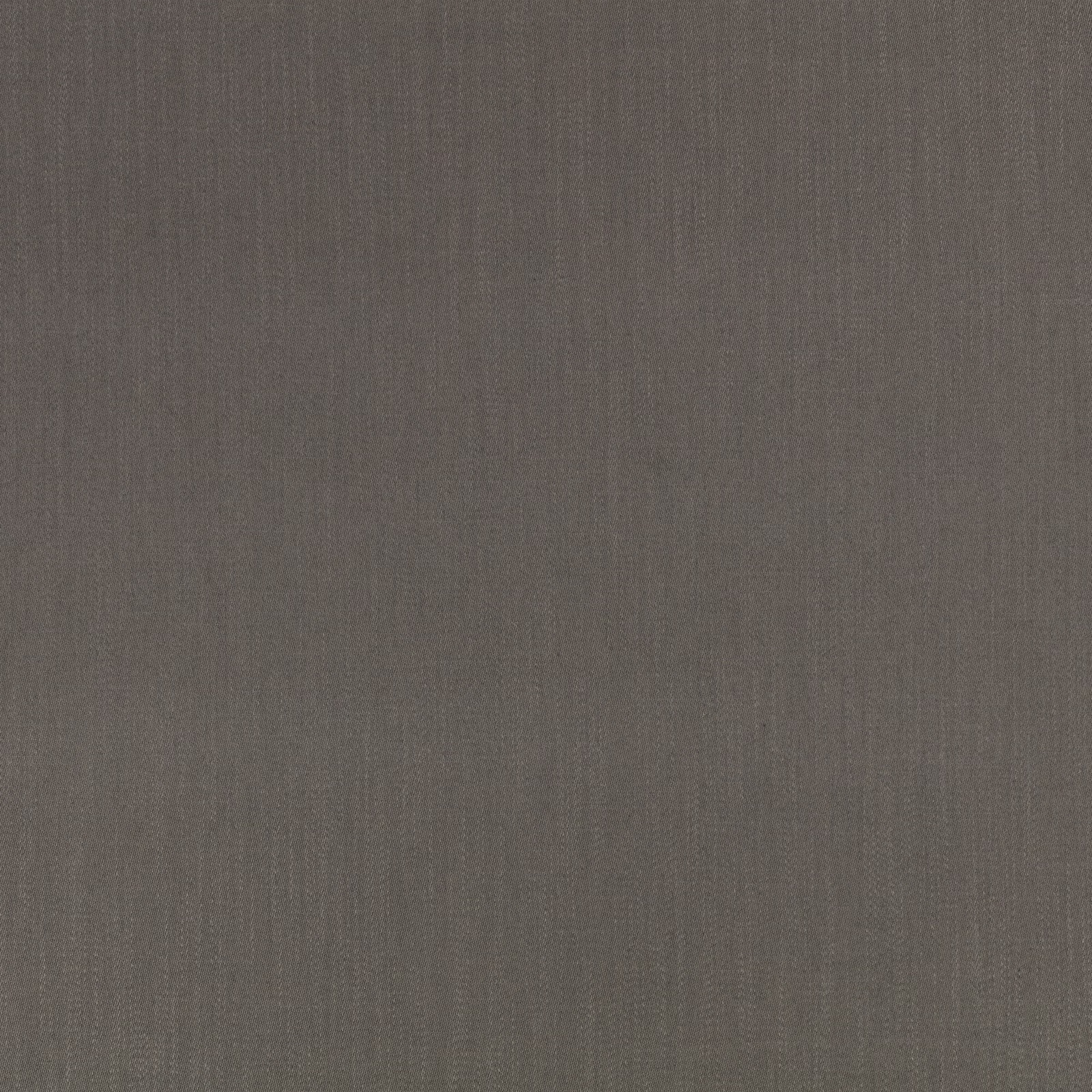 Deep taupe-grey woven fabric with fine vertical strié and softly varied shading