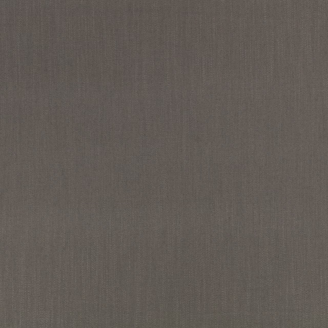 Deep taupe-grey woven fabric with fine vertical strié and softly varied shading