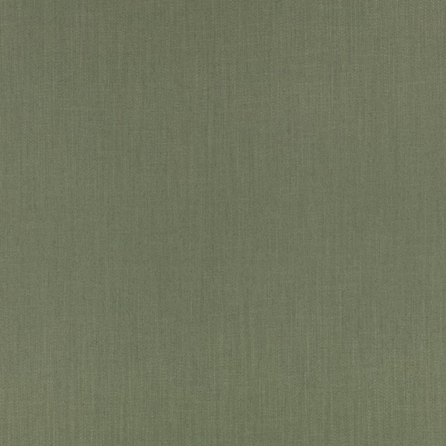 Muted spinach green woven swatch with fine vertical striations and subtle tonal texture