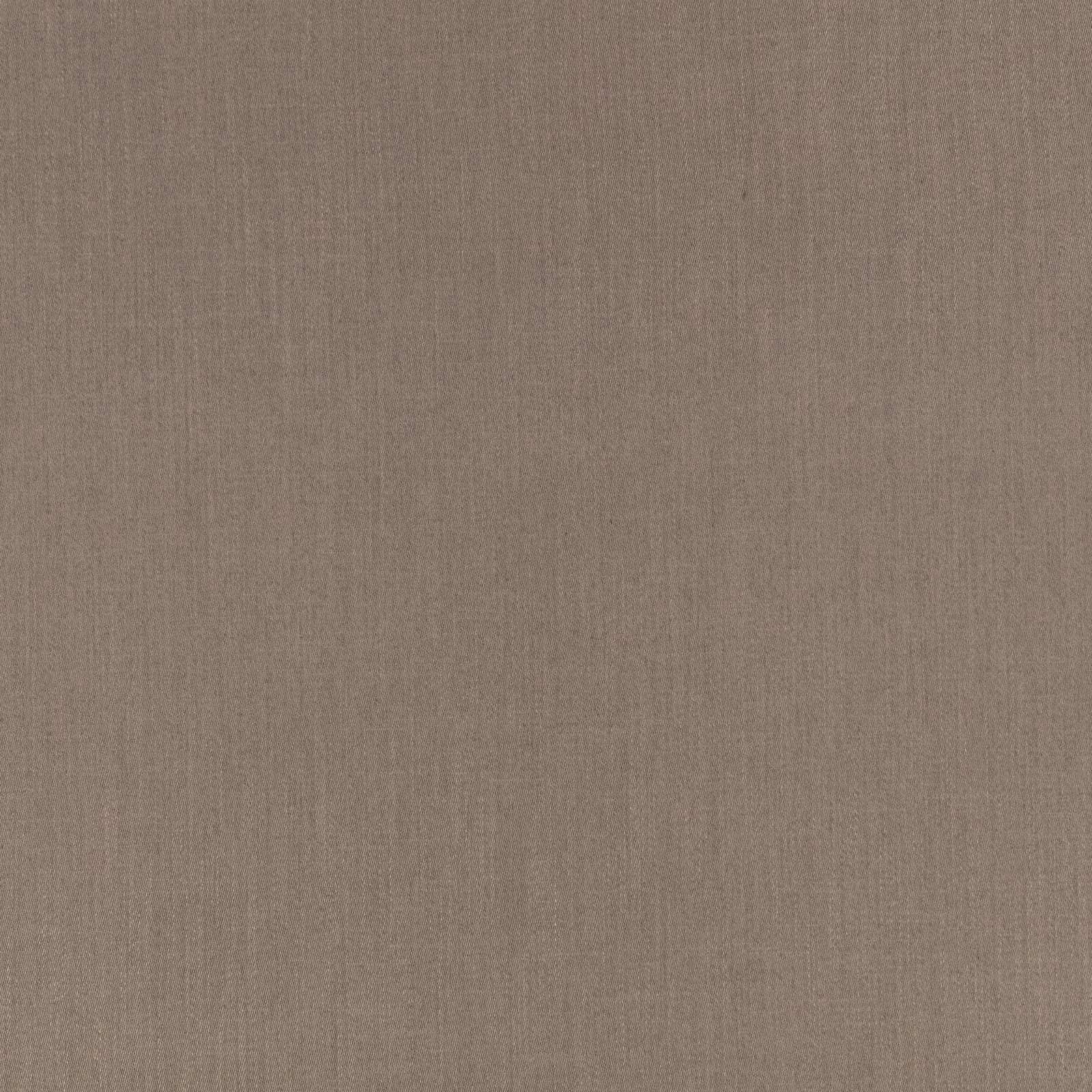 Warm umber-taupe woven swatch with subtle vertical striations and a matte surface