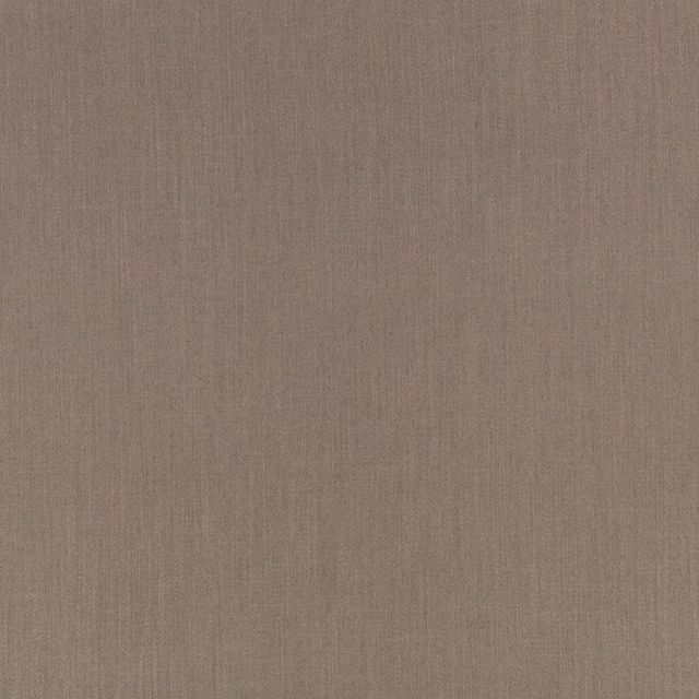Warm umber-taupe woven swatch with subtle vertical striations and a matte surface